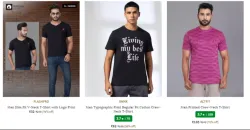 Mens T-shirts Starting at ₹52