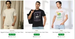 Mens T-shirts Starting at ₹81