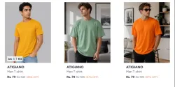 Mens T-shirts Starting at ₹79