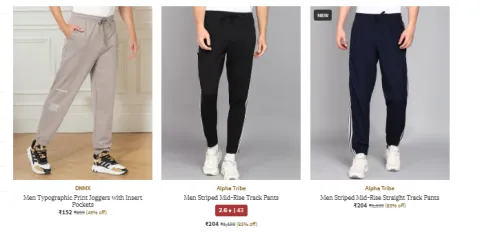 Image of Men's TrackPant Starting at ₹152