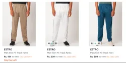 Mens Trackpants Starting at ₹194
