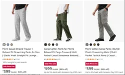 Men's Trousers up to 92% discount