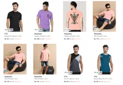 Mens T-shirt Starting at ₹94