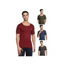 Mens Vest - 100% Cotton, Comfortable, Color Baniyan for Men(Pack of 4)(Color May Vary)