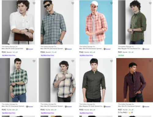 Image of The Indian Garage Co Men Shirt Minimum 65% Discount