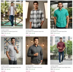 Men Shirt Starting @ ₹142