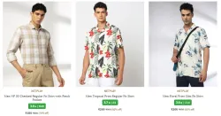 men Shirt Starting @ ₹180