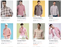 Men Shirt Starting @ ₹259