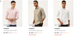 Men Shirt Starting @ ₹439
