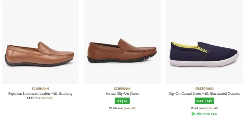 Image of Men Shoes Starting @ ₹149