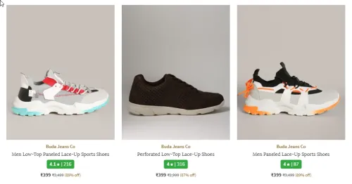 Image of Men Sneaker Starting @ ₹399