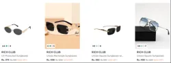 Men sunglasses at minimum 63% Discount 