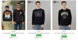 Men sweatshirt starting @ ₹150