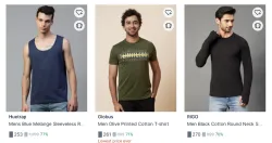 men T-shirt Starting @ ₹110