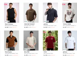 Men T-Shirt Starting @ ₹179