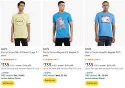 Men T-shirt Starting @ ₹339