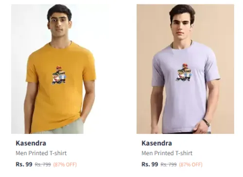 Image of Men T-shirt Starting @ ₹99