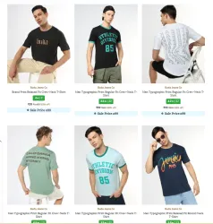 Men T-shirt Starting @ ₹99