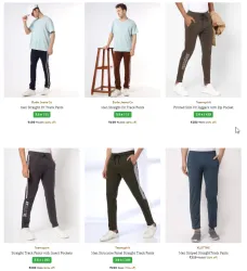 Men Track Pants starting @ ₹199