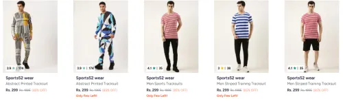 Image of Men Tracksuit Starting @ ₹299