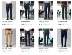 Men Trouser Starting @ ₹258
