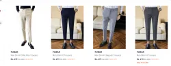 men Trouser Starting @ ₹279