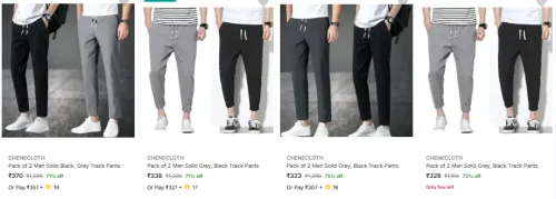 Image of Men Trouser Starts @ ₹328