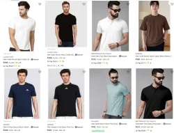 Men Tshirt Minimum 70% Discount