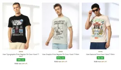 Men Tshirt Starting @ ₹102