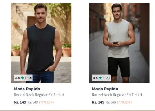 Image of Men Tshirt Starting @ ₹119