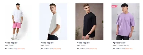 Image of Men Tshirt Starting @ ₹158