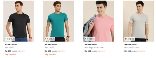 Image of Men Tshirt Starting @ ₹183