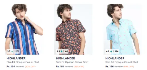 Image of Men Tshirt Starting @ ₹184