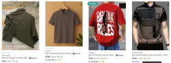 Men Tshirt Starting @ ₹242