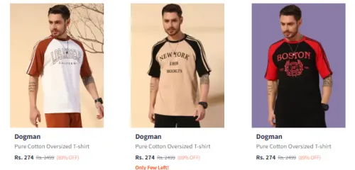 Image of Men Tshirt Starting @ ₹299