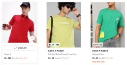 Men Tshirt Starts @ ₹99