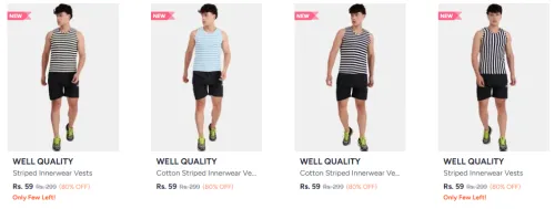 Image of Men Vests Starting @ ₹59