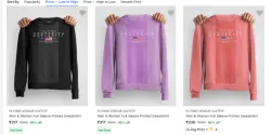 Men & Women Sweatshirt Starting @ ₹317