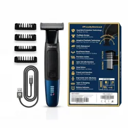 MENHOOD ProBlade 3-in-1 Hybrid Trimmer Shaver for Men 120 Min Runtime