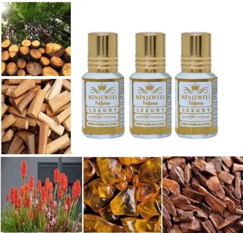 Image of Menjewell fragrances Mysore Sandle 18ml Po3