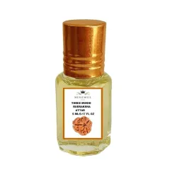 Menjewell Fragrances Three Mukhi Rudraksha Attar For Men and Women, 5 Ml
