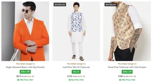 Image of MEN'S Blazers & Waistcoats @ Flat 82% Discount