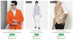 MENS Blazers & Waistcoats @ Flat 82% Discount