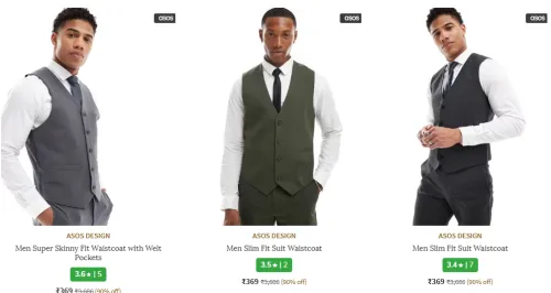 Image of Up to 90% Discount | Men's Blazers & Waistcoats 