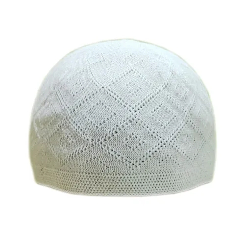 Image of Men's Cotton Prayer Cap (FAFETRADERS0021_White_Free Size)