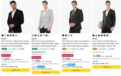 Mens Formal Blazer at minimum 62% Discount