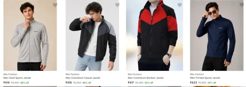 Image of Men's Jackets at minimum 81% Discount