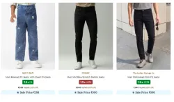 Mens Jeans at minimum 80% Discount