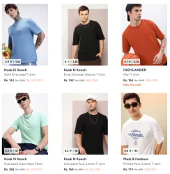 Mens Over Sized Tshirts Starting @ ₹142
