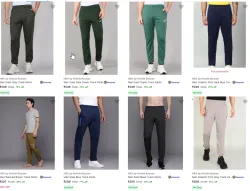 Hrx By Hrithik Roshan Mens pants upto 76% discount 
